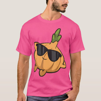 Schattige Ui Fruit Ontspannende Luie Ui T-shirt