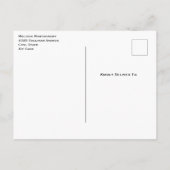 Schattige Uil in een Groene Top Hoed Sla de Datum Uitnodiging Briefkaart (Achterkant)
