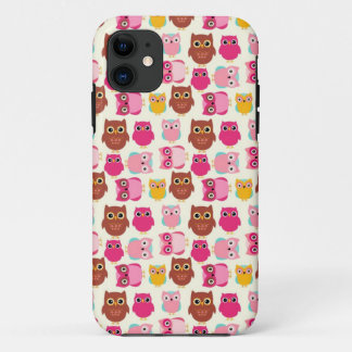 Schattige uilen iPhone 11 hoesje