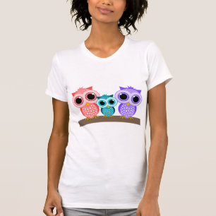 schattige uilen t-shirt
