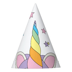 Schattige Unicorn Horn Dress Up Party Petten Feesthoedjes