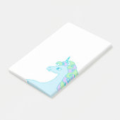 schattige unicorn Post-It Notes (Schuin)