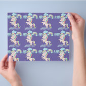 Schattige Unicorns, regenbogen, plakboekpapier Flyer (Hand)