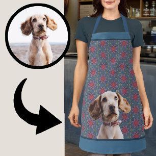 Schattige uniek cadeau voor hondenmoeder en puppyl schort