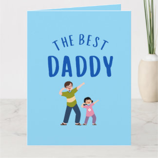 Schattige Vaderdag- en papa-ontwerpen collecties Kaart