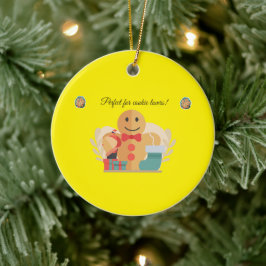 Schattige Vakantie Cadeau voor Cookie Lovers Keramisch Ornament