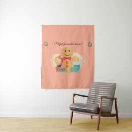 Schattige Vakantie Cadeau voor Cookie Lovers Wandkleed