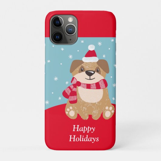 Schattige vakantiehond Case-Mate iPhone case (Achterkant)