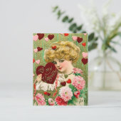 schattige Valentijn Briefkaart (Staand voorkant)