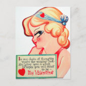 schattige  Valentijn Feestdagenkaart (Voorkant)