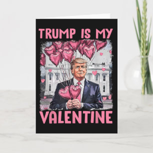Schattige Valentijn Trump Is Mijn Valentijn Trump  Kaart