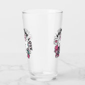 Schattige Valentijns Cat Design – Feline the Love Glas (Rechts)