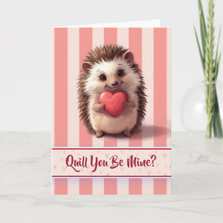 Schattige Valentijnsdag Egel Quill jij bent van mi Kaart