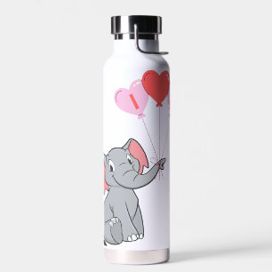 schattige Valentijnsdag Ik hou van je hart Waterfles