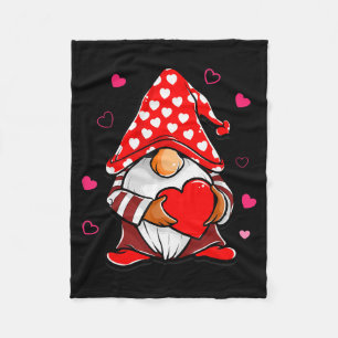 Schattige Valentijnskabouter met hartballon Vrede  Fleece Deken