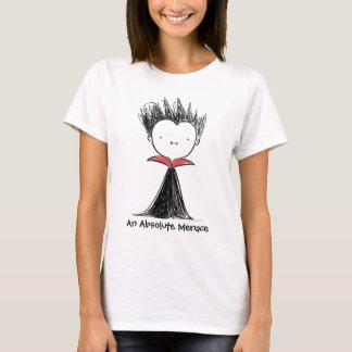 Schattige vampier, een absolute bedreiging t-shirt