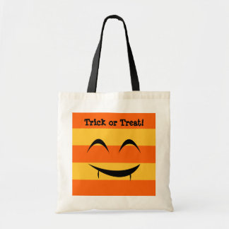 Schattige vampier Jack o lantern oranje trick or t Tote Bag