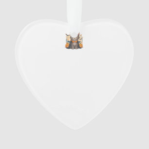 Schattige Vampier Kat Halloween T-shirt  Griezeldi Ornament