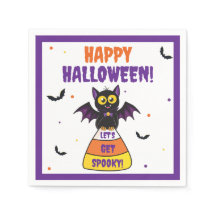 Schattige Vampiervleermuis Halloween Candy Corn