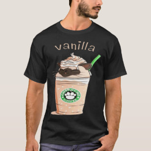 Schattige Vanille Bruine Kat Dieren Huisdier Katpu T-shirt