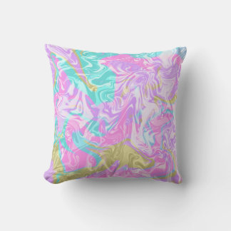 schattige Vanille kleurenpatroon. Abstract Kussen