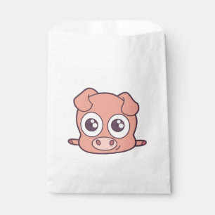 Schattige varken clipart bedankzakje