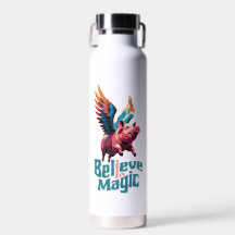 Schattige Varken met Kleurrijke vleugels | Geloof 