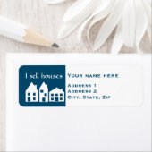 Schattige vastgoed etiket (Insitu)