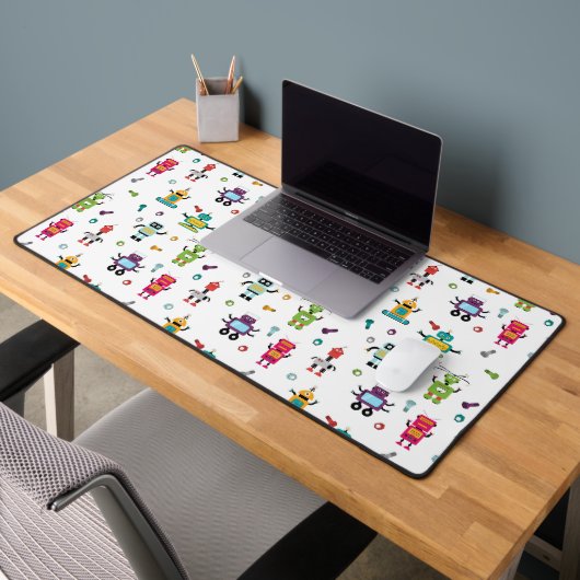 Schattige veelkleurig Robots Kinder Robot Pattern Bureaumat (Kantoor 2)