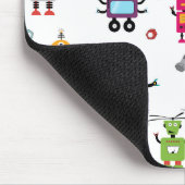 Schattige veelkleurig Robots Kinder Robot Pattern Muismat (Hoek)