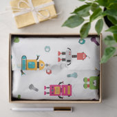 Schattige veelkleurig Robots Kinder Robot Pattern Tissuepapier (Geschenk)