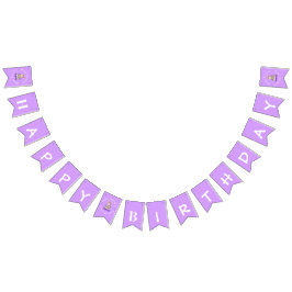 Schattige verjaardag met konijnenthema vlaggetjes