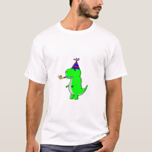 Schattige verjaardagsdinosaurus t-shirt