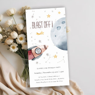 Schattige verjaardagsuitnodiging voor elke leeftij bedankkaart