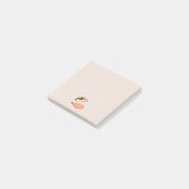Schattige Vermoeide Schilkat Kat Post-it® Notes (Schuin)