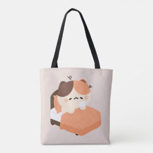 Schattige Vermoeide Schotse Kat  Draagtas