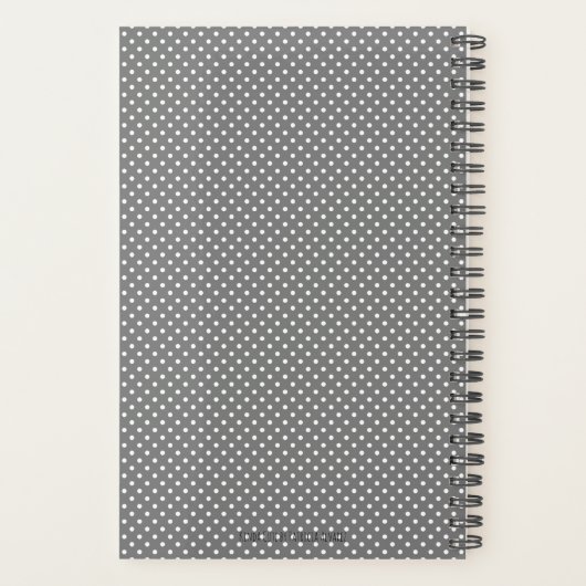 Schattige verpleegkundige gepersonaliseerd planner (Achterkant)