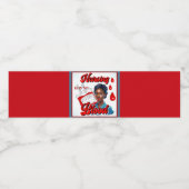 Schattige Verpleegster Pinup_ Het zit in mijn bloe Waterfles Etiket (Enkel label)