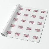 Schattige Verpleegster Strik Hart Vector Shirt Ont Cadeaupapier (Uitgerold)