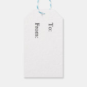 Schattige veulen kerst cadeaulabel (Achterkant)