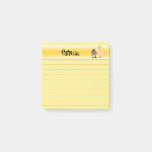 Schattige vingerafdrukken Fotografie gelinkt Post-it® Notes (Voorkant)