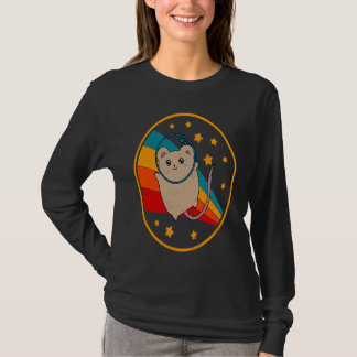Schattige Vintage Argente Fancy Muis Retro Huisdie T-shirt