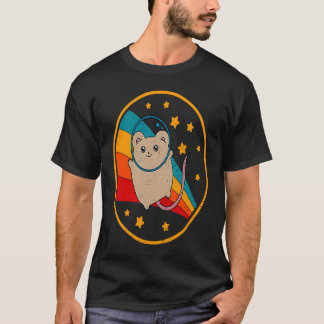 Schattige Vintage Argente Fancy Muis Retro Huisdie T-shirt