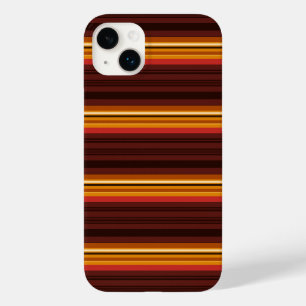 Schattige vintage strepen Case-Mate iPhone 14 plus hoesje