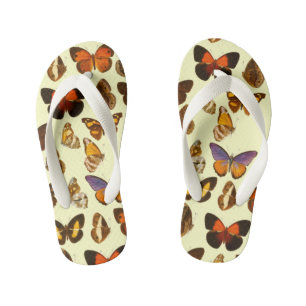 Schattige Vintage Vlinder Kinder Teenslippers