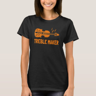 Schattige Violist Voor Mannen Vrouwen Viool Muzie T-shirt