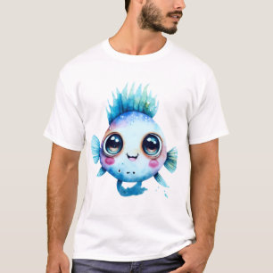 Schattige vis decor voor thuis of Kantoor ruimte T-shirt