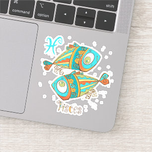 Schattige vis sticker