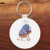 schattige vlinder sleutelhanger (Achterkant)