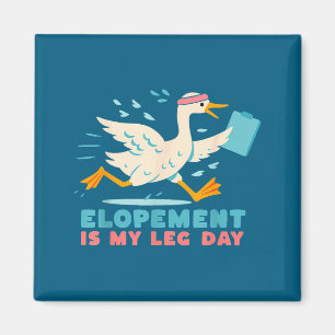 Schattige Vlucht Been Dag Gym Puns Magneet